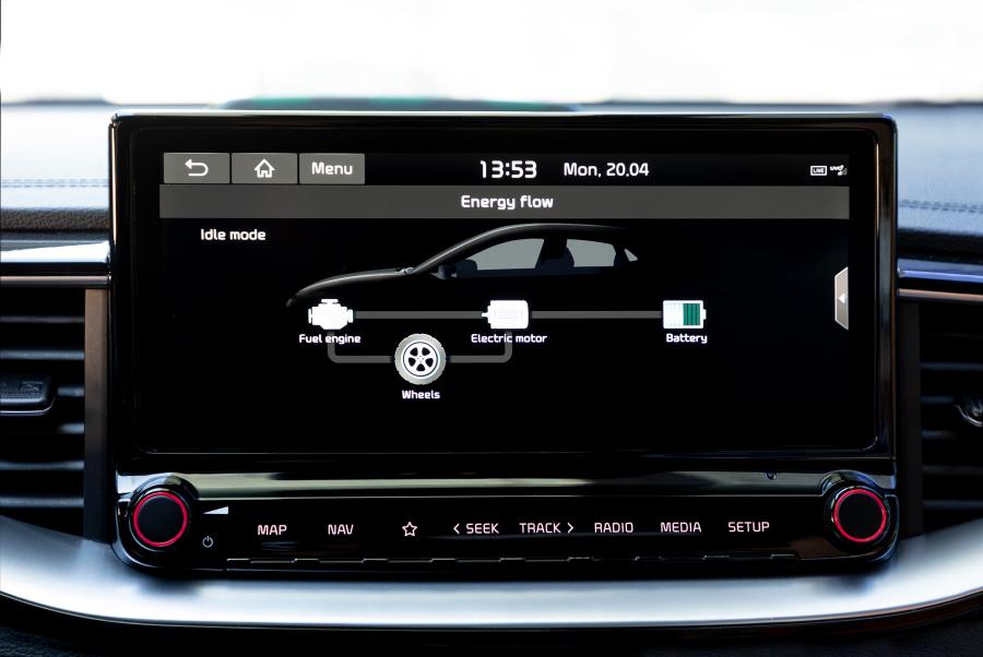 Детали интерьера Kia XCeed PHEV 2019 года  (WW) (фото 20 из 30)